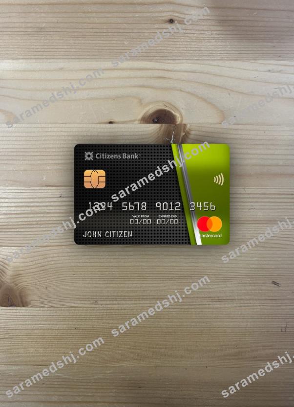 USA Citizens bank mastercard photolook front
